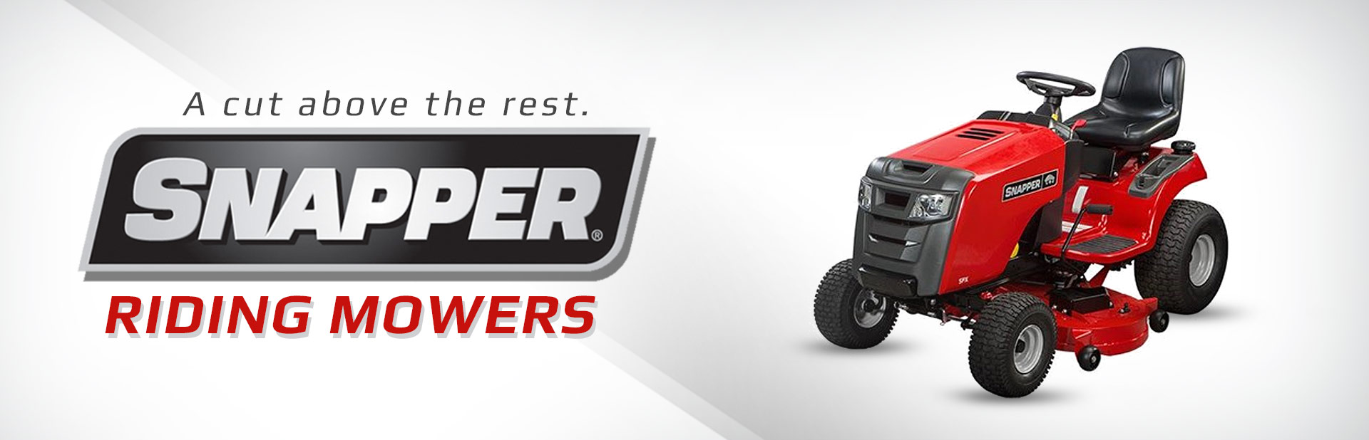 Snapper Riding Mowers: Click here to view the models.